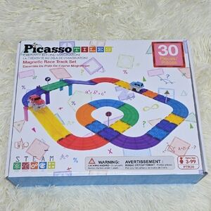 Magnetic Race Track Set - Colorful Building Blocks